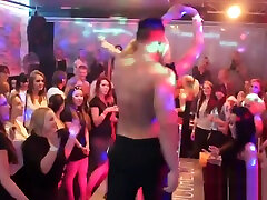 Unusual nymphos get totally wild and undressed at hardcore party