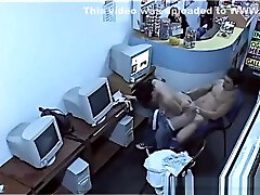 fifty lesbian in wild Mushing In The Office Caught By Security Cam