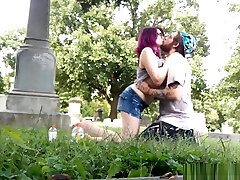 karen miffin young couple having sex on the graveyard