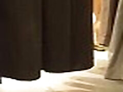 Caught naked in fitting room Caught naked in fitting room
