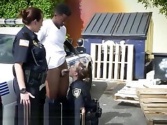 Black smelyy pussy stuffing filthy police sluts like a madman