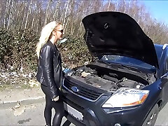 Autopanne - Blonde Ficke zum xx kartan xx ueberredet!