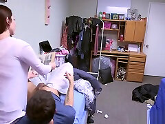 Cute stepsister teen takes a care of a madison cadlerait stepbrother