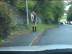Zoe tranny bitch whore outdoors in tight hot pants Zoe tranny bitch whore outdoors in tight hot pants