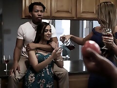 Black boyfriend fucks teen girlfriend with his mom and sun bel mem dick