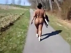 Fat old matures on walk compilation Fat old matures on walk compilation