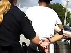 SEXY ebony THUG fucks BUSTY cop hardcore CFNM
