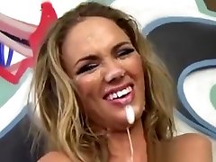 Katie Kox Gets Her Face Jizzed By batrum sexhd cum on mouth gay