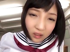 Hot Asian schoolgirl gets her tight wet muff pounded hard