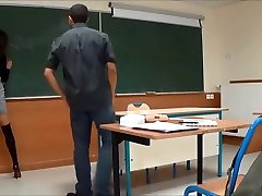 A math teacher takes pleasure with a sexy student during a private lesson