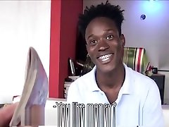 Straight Ebony Twink With Braces And From Jamaica Paid To Fuck Gay Filmmaker POV