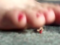 Giantess Punishes Tinies Close Up MissJenniP Red Nails HQ