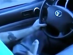 Twinks in car jerking and sucking on the road