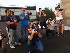Live rooftop backstage