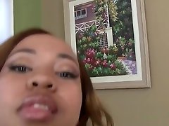 Hot ebony minx has her beaver hammered Hot ebony minx has her beaver hammered
