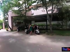 thai massage by man motorbike tour and bareback fuck with hot GF