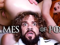 Jean-Marie Corda presents Game Of ava hot fuck parody: Just married Lady Sansa assfucked by her midget husband after giving him a deepthroat blowjob