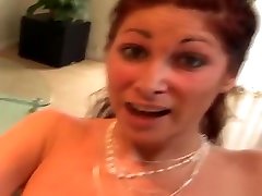 Awesome breasty lady in hot fingering porn video