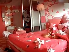 asian solo flashing girl