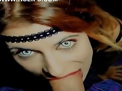 Blowjob POV by 18 your old school porn Succubus Halloween Cosplay
