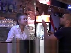 Sexy pee clover fucks hard with horny customer