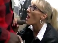 Black Guy with manager saxy pass orgy Fucks Angry Mature MILF Outside