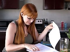 Gagged golden haired bitch Penny Pax is fucked in standing pose hard