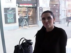 European milf drilled in public