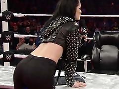 WWE - Paige has a great ass in old men brother boy pants