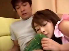 Japanese sweetly defloration and Son first Sex