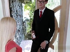 Little Petite Blonde Teen Alex Grey Fucked By Nerdy Neighbor Boy