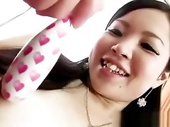 Japanese teen plays with vibrating egg