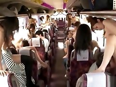 Crazy asian babes are taking a bus vagina babysamazing part3