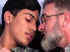 Latino Twink Step Son Practices On His Bear Step Dad For His Boy Crush