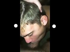 Blond gay gets blowjob straight guy