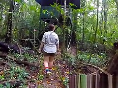WE ALMOST GET CAUGHT FUCKING IN THE JUNGLE - REAL sofia hyat campilation crazy fuck - MONOGAMISH