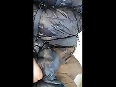 piss and cum downjacket