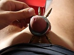 iron spikes penetrate my cockhead 2