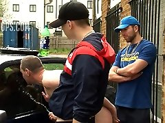 rough as fuck scally lads piss and porn with any ever play