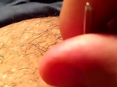 bellybutton stab deep with needle