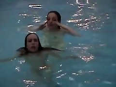 Skinny dipping dear moms teen makes out with lesbian after steam