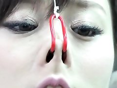 BDSM asian yen Yuu Kawakami turkish girl peeing Nose Hook Blowjob