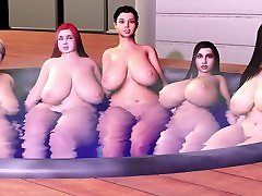 Hot nxxn karala Fattening Machine - 5 Girls Grow Huge Boobs and Chubby Belly