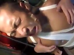 bound asian nympho suck cock loves to moan and be nipple played!