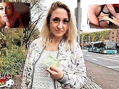 GERMAN SCOUT - alarm app GINA MADE TO A HOOKER AT STREET CASTING