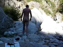 Naked by the river