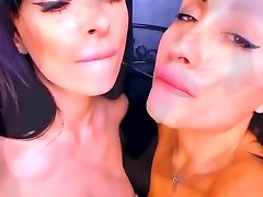 Lesbian very bigst boobs mom Swap Feet Worship Armpit Licking