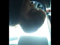 Korean dyna vendetra playing with small cock in car