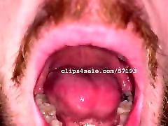 Mouth Fetish - Ted Teeth and Tongue Up Close Video 1