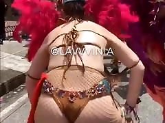 لهستانی, زن و در کارائیب, رقص, در گرما
